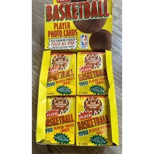 1990 FLEER NBA Basketball Cards‎ in Sealed Packs (15 Cards A Pack) MJ PULLS?🔥